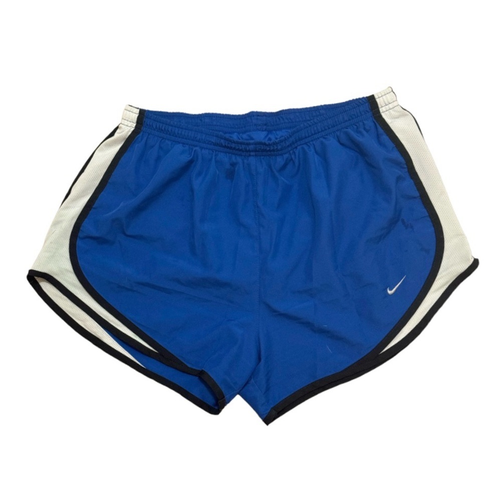 Nike Blue and White Tempo Running Shorts​​